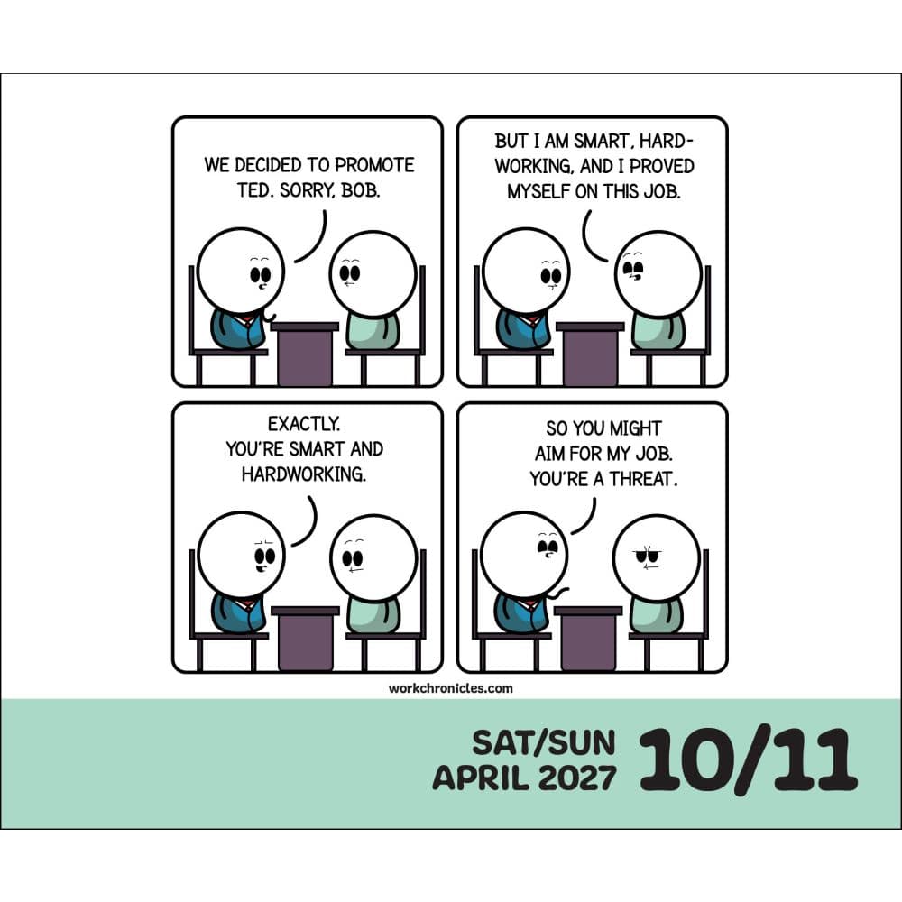 Work Chronicles 2027 Desk Calendar Fourth Alternate Image