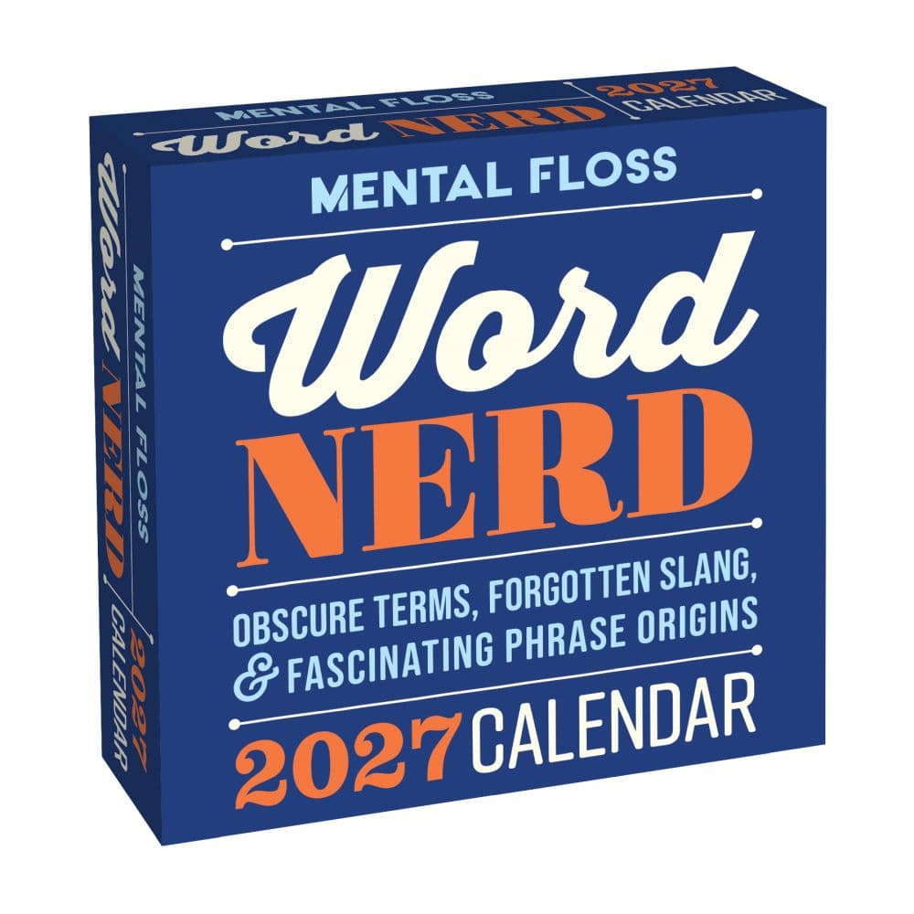 Word Nerd 2027 Desk Calendar Main Product Image