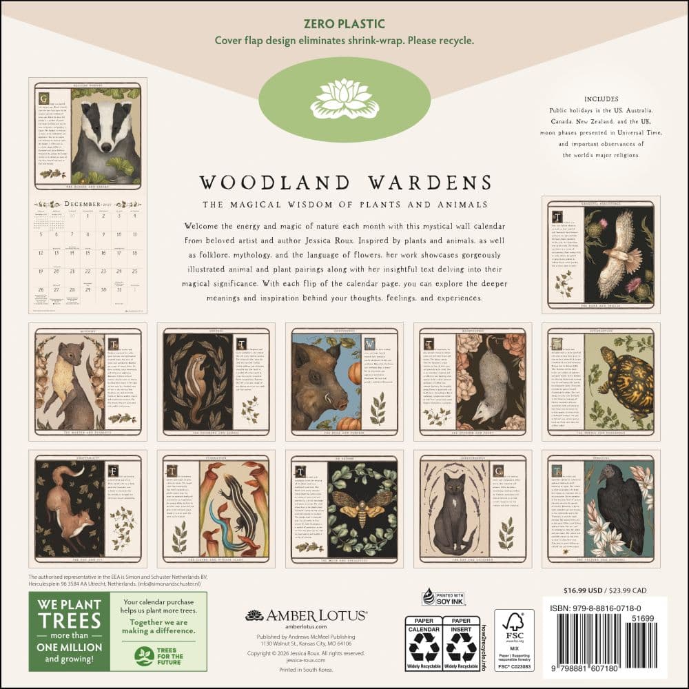 Woodland Wardens 2027 Wall Calendar First Alternate Image