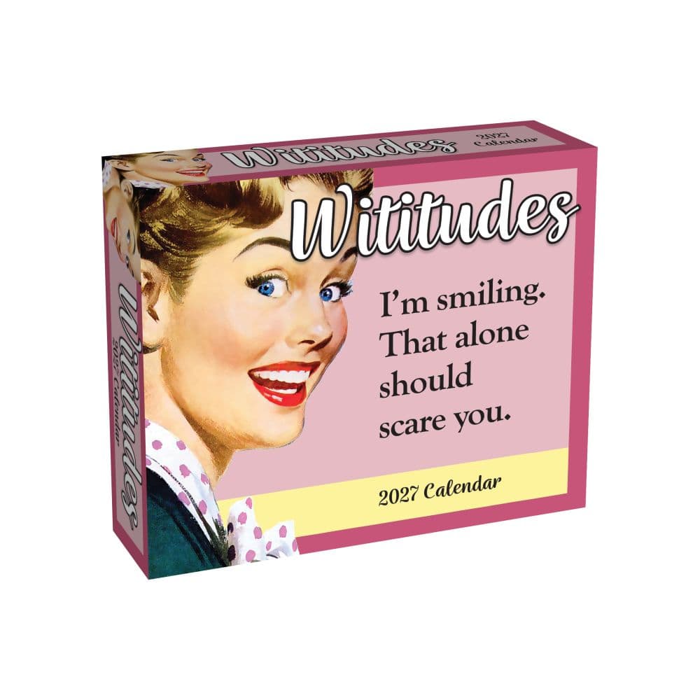 Wititudes 2027 Desk Calendar Main Product Image