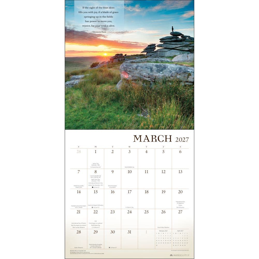 Wanderlust 2027 Wall Calendar Second Alternate Image