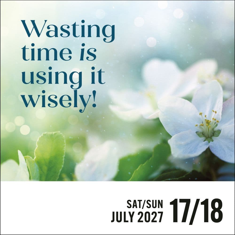 Unspirational 2027 Desk Calendar Third Alternate Image