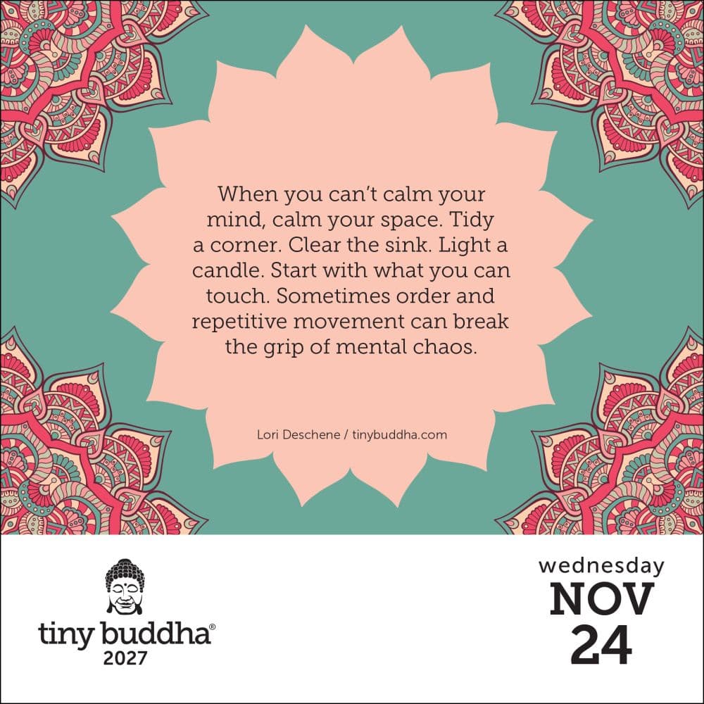Tiny Buddha 2027 Desk Calendar Fifth Alternate Image