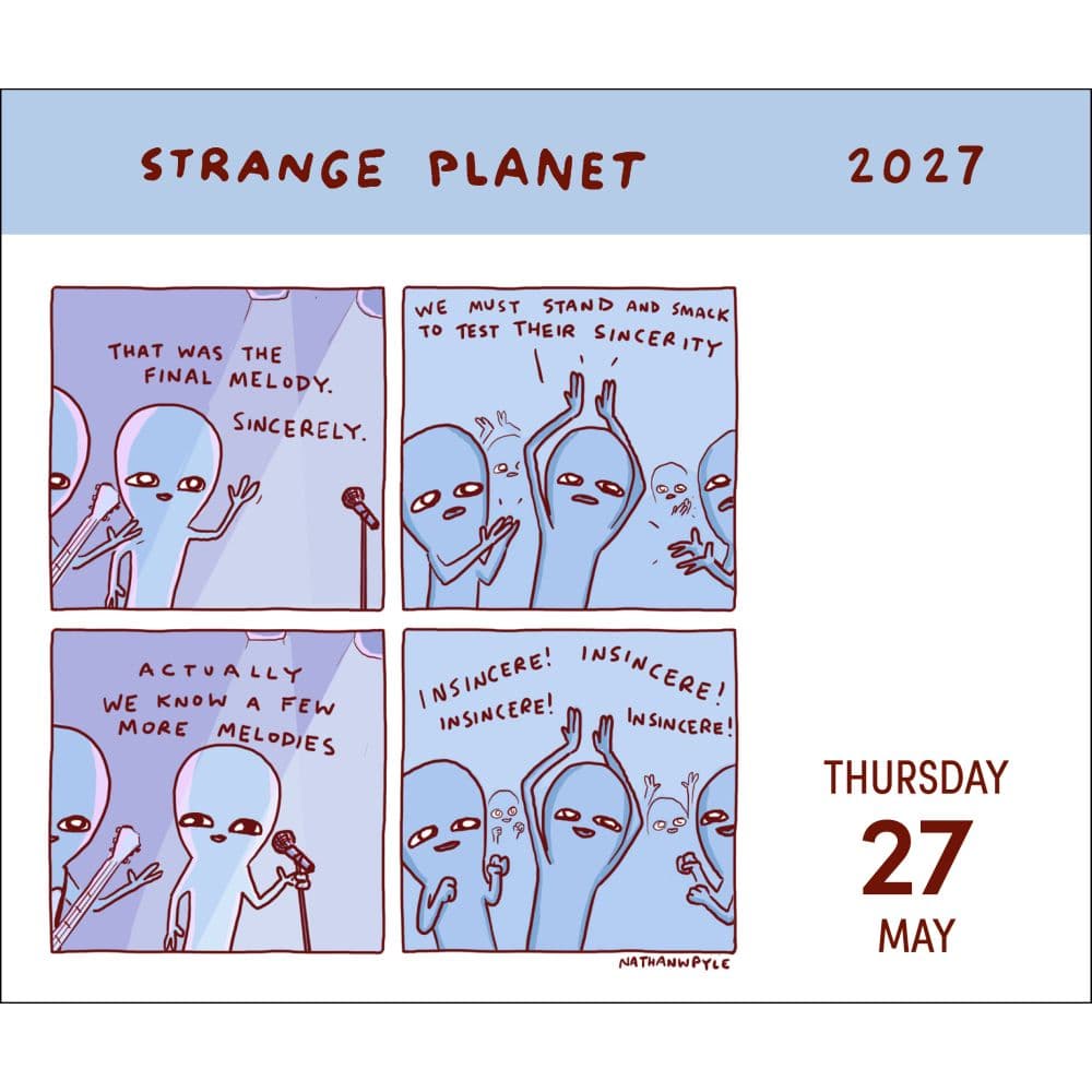 Strange Planet 2027 Desk Calendar Third Alternate Image