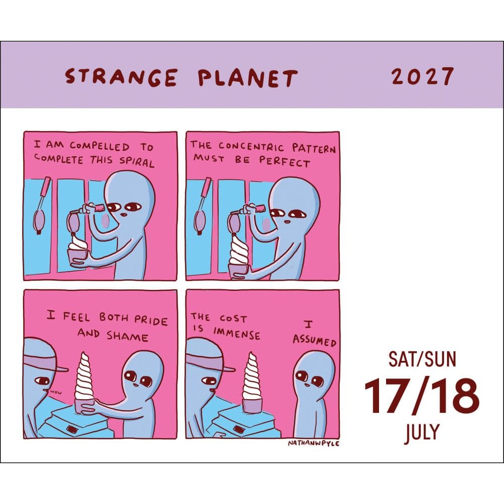 Strange Planet 2027 Desk Calendar Fourth Alternate Image