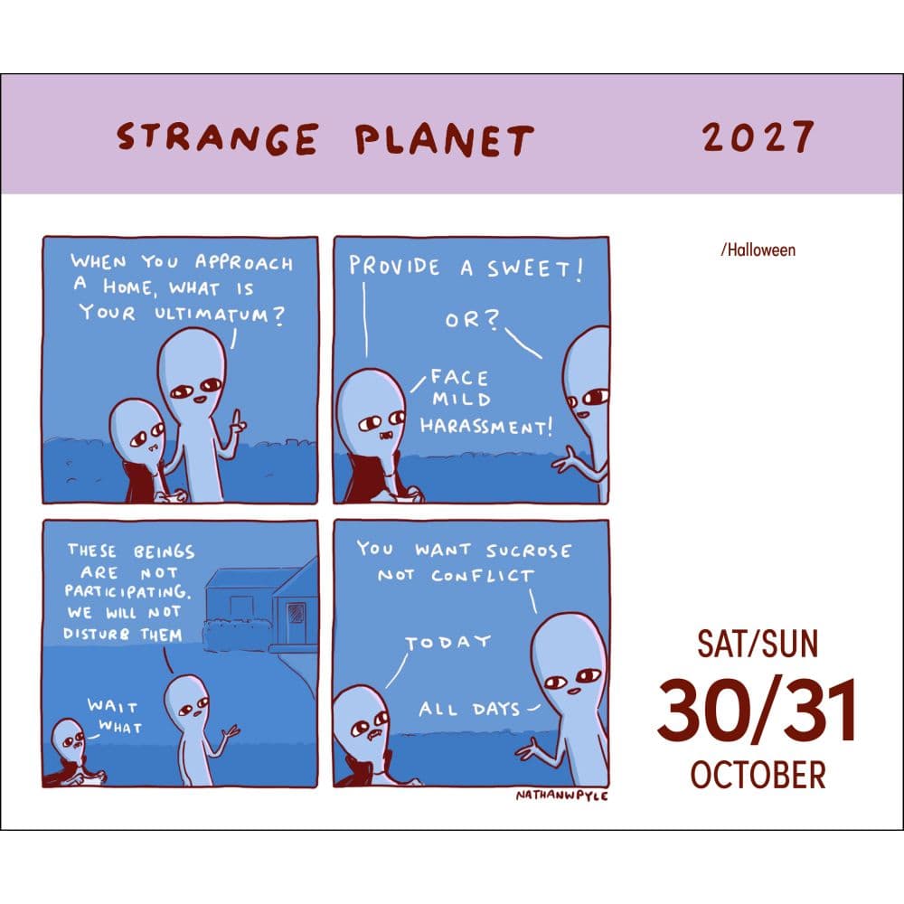 Strange Planet 2027 Desk Calendar Fifth Alternate Image