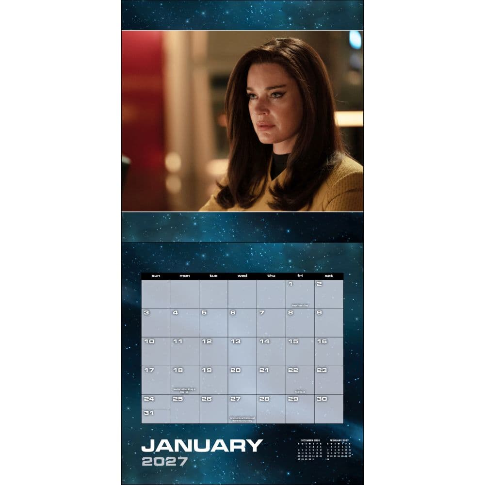Star Trek Strange New Worlds 2027 Wall Calendar Second Alternate Image
