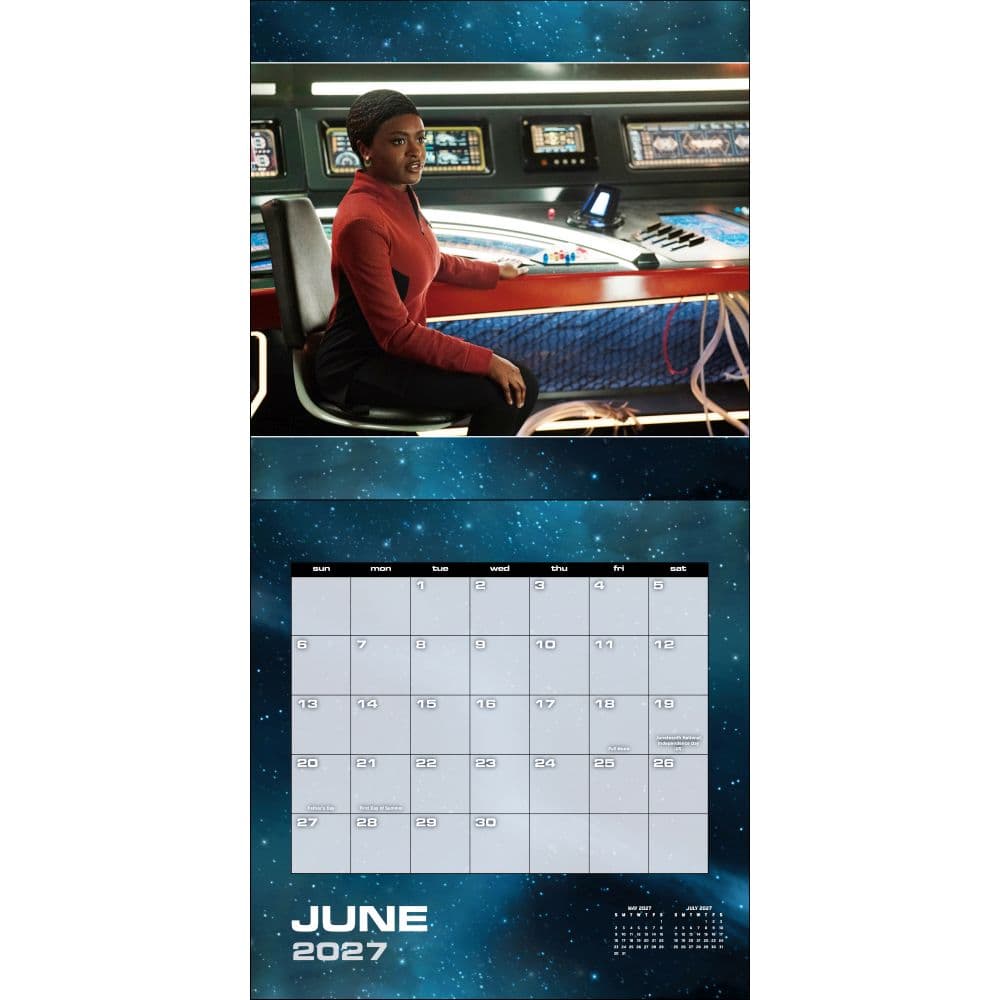 Star Trek Strange New Worlds 2027 Wall Calendar Third Alternate Image