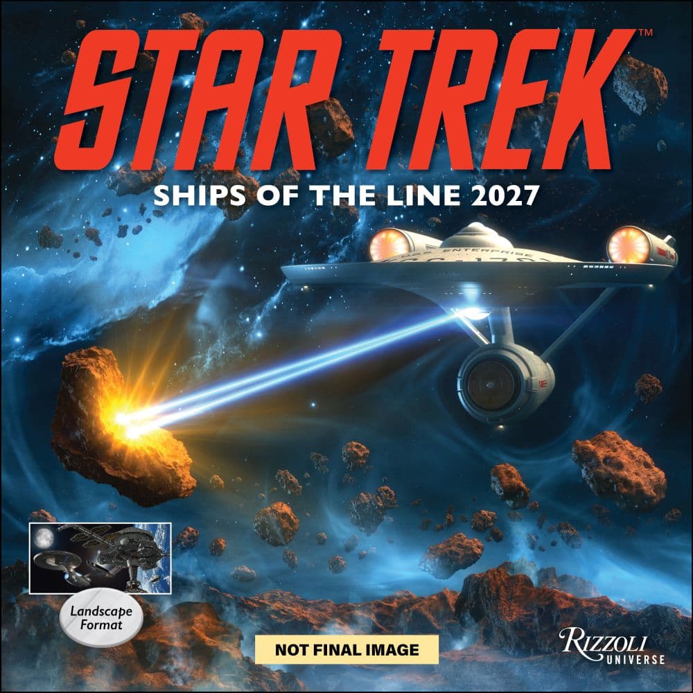 Star Trek Ships of the Line 2027 Wall Calendar Main Product Image