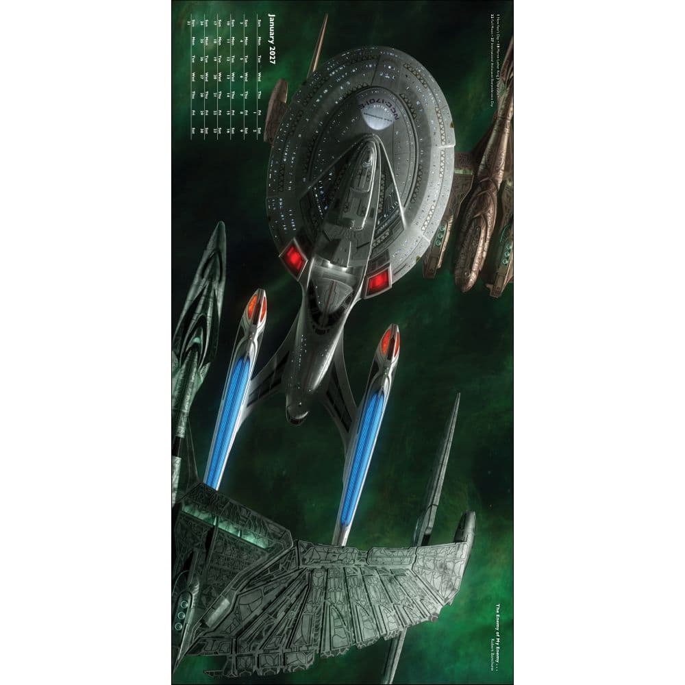 Star Trek Ships of the Line 2027 Wall Calendar Second Alternate Image