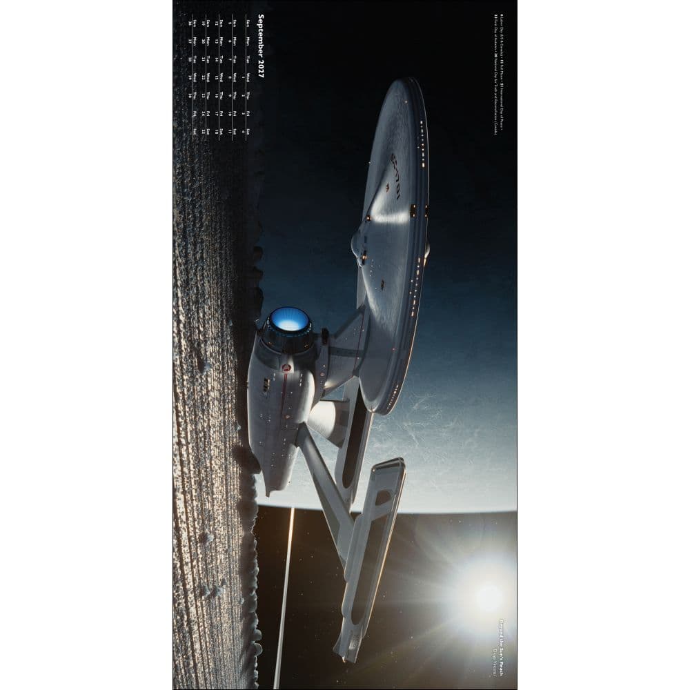 Star Trek Ships of the Line 2027 Wall Calendar Fourth Alternate Image