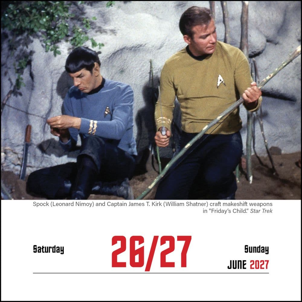 Star Trek 2027 Desk Calendar Third Alternate Image
