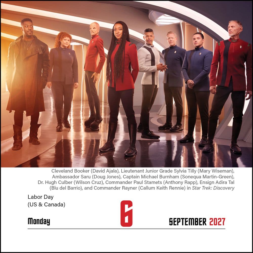 Star Trek 2027 Desk Calendar Fourth Alternate Image