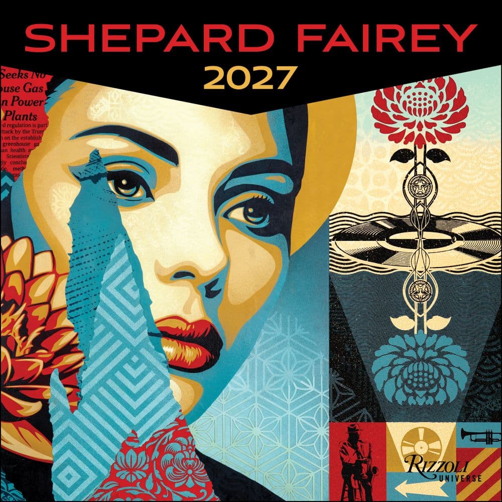 Shepard Fairey 2027 Wall Calendar Main Product Image