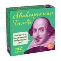 image Shakespearean Insults 2027 Desk Calendar Main Product Image