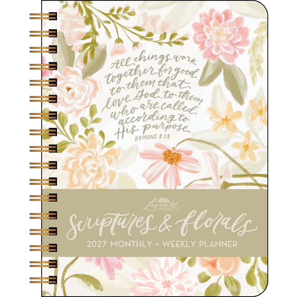 Scriptures and Florals 2027 Planner Main Product Image