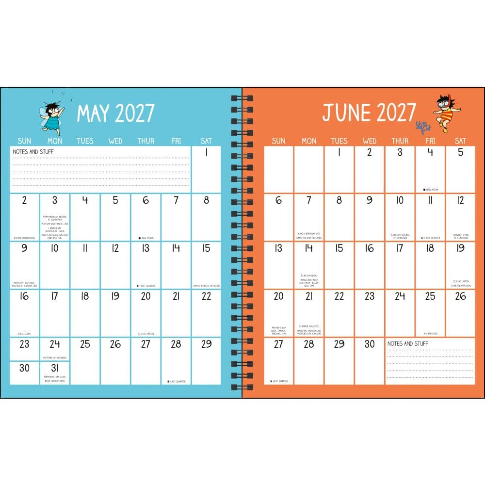 Sarahs Scribbles 2027 Weekly Planner First Alternate Image