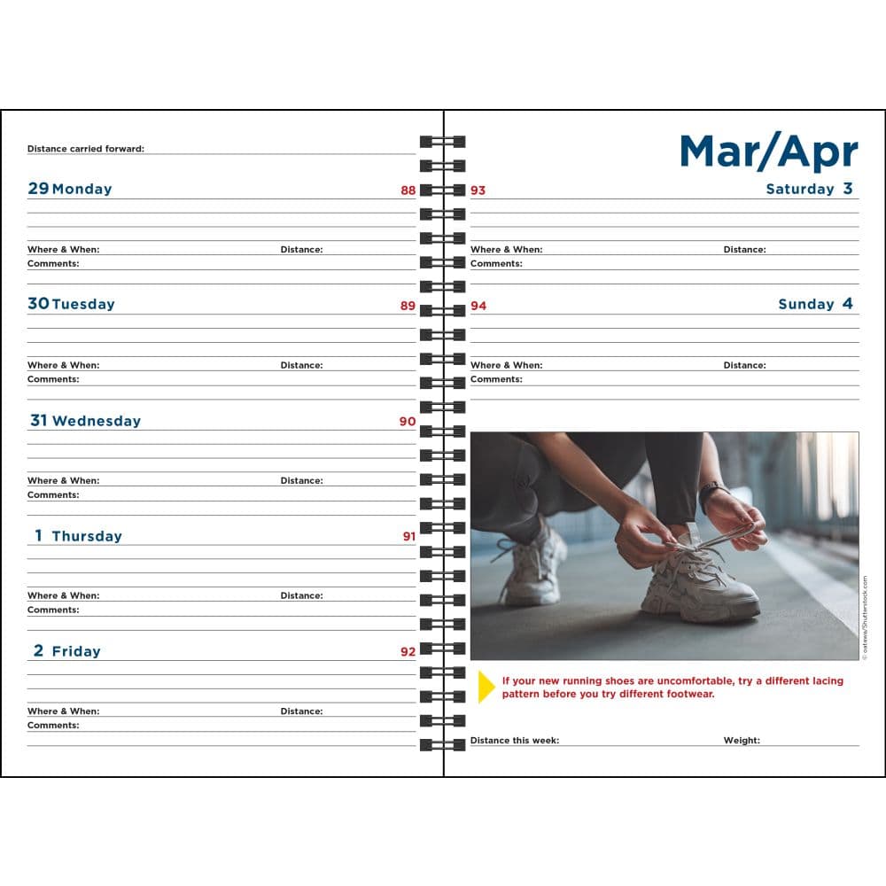 Runners Log 2027 Engagement Planner Second Alternate Image