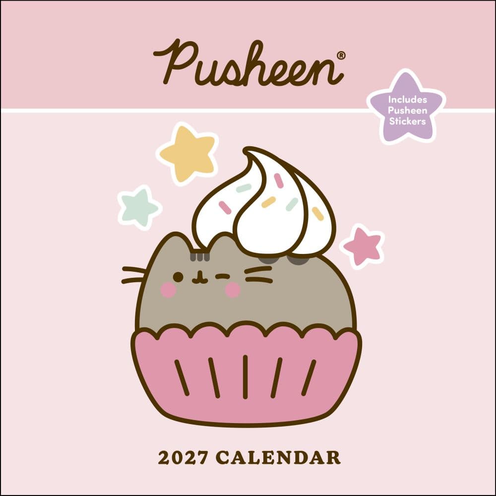 Pusheen 2027 Wall Calendar Main Product Image