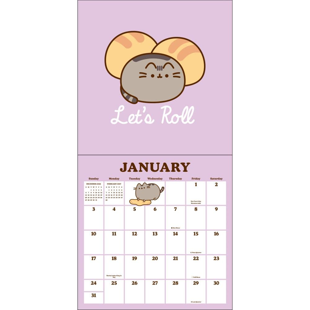 Pusheen 2027 Wall Calendar Second Alternate Image