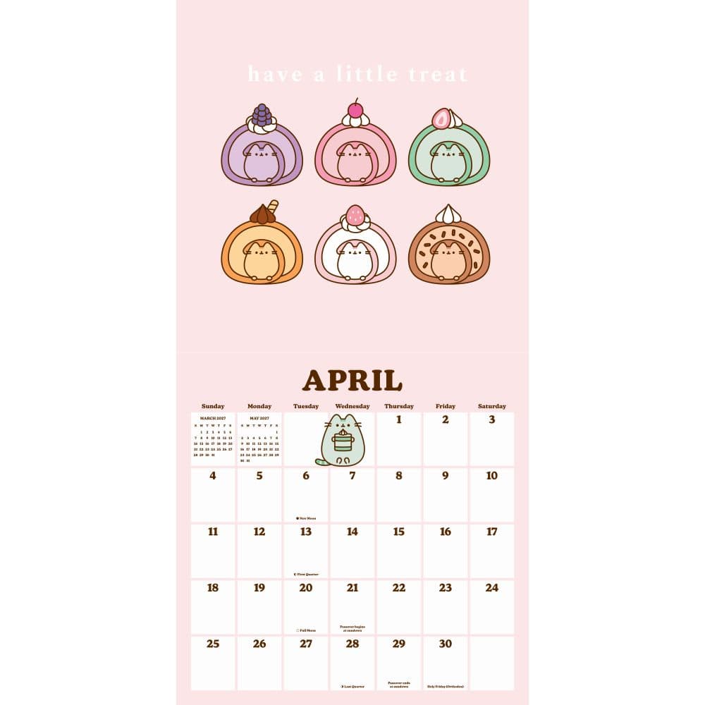 Pusheen 2027 Wall Calendar Fourth Alternate Image
