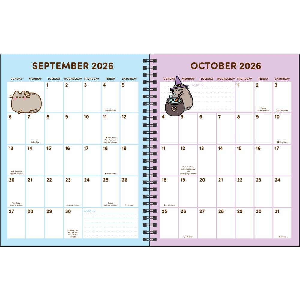 Pusheen 2027 Weekly Planner First Alternate Image