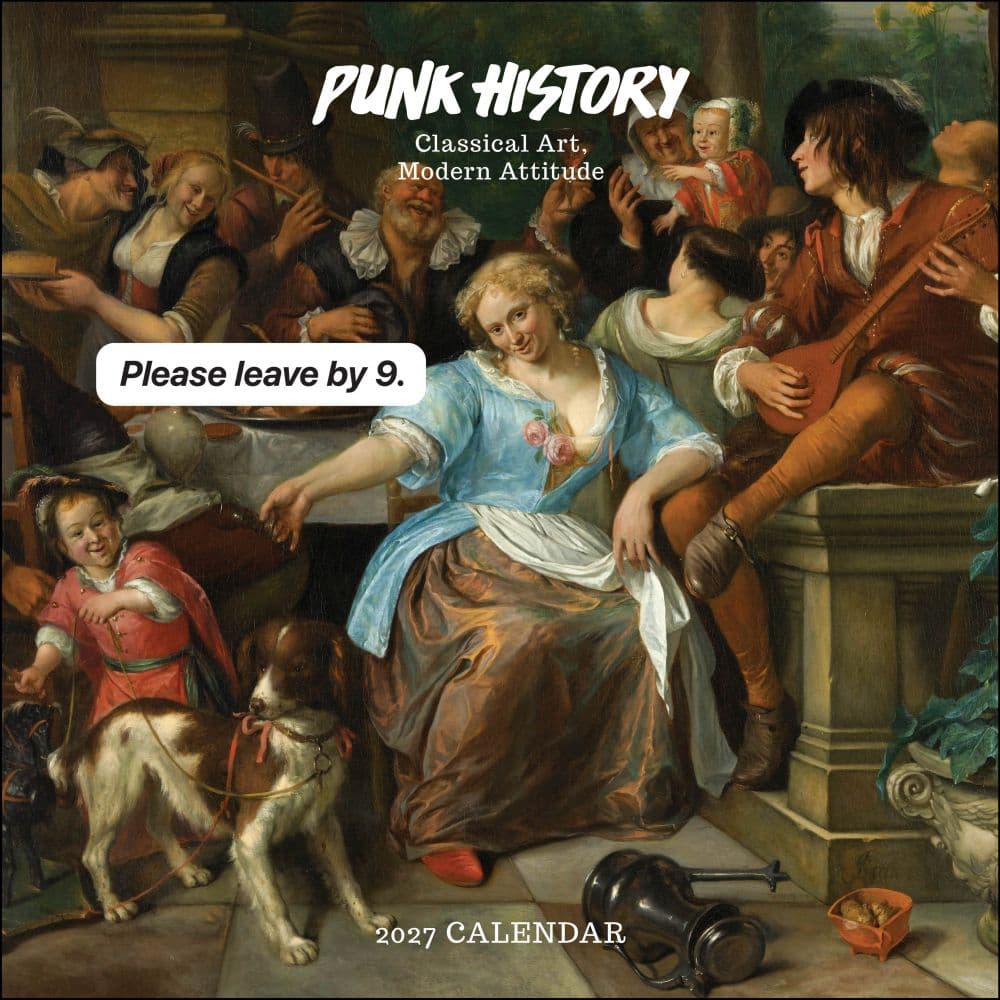 Punk History 2027 Wall Calendar Main Product Image