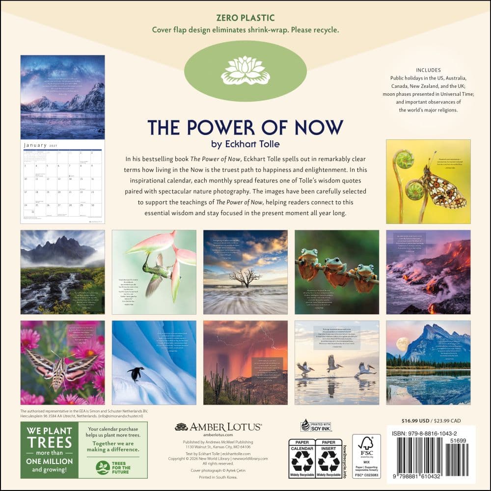 Power of Now 2027 Wall Calendar First Alternate Image