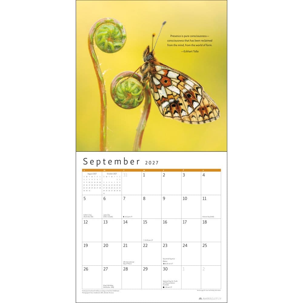 Power of Now 2027 Wall Calendar Fifth Alternate Image