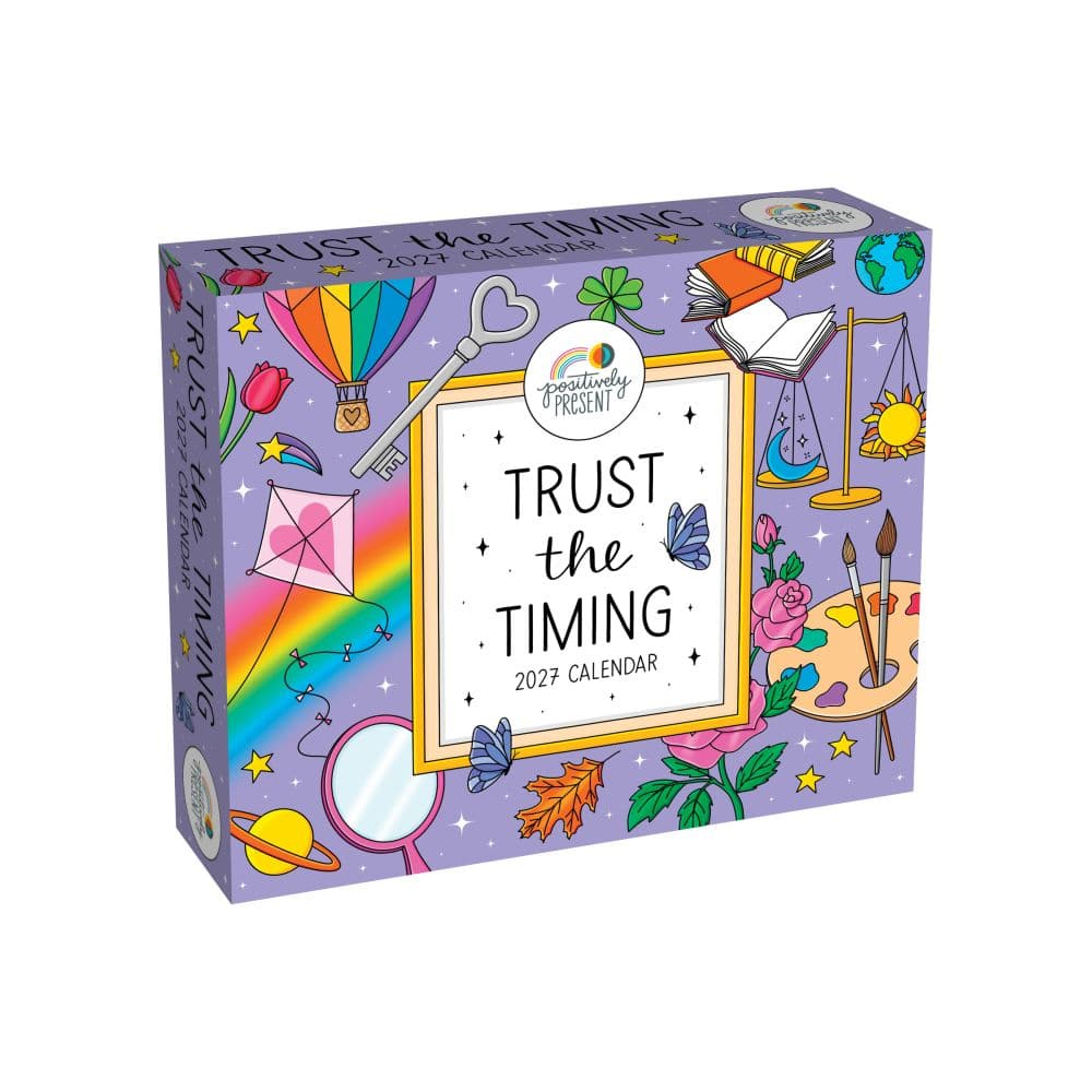 Positively Present 2027 Desk Calendar Main Product Image
