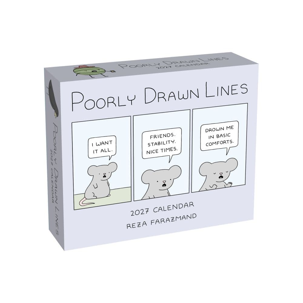 image Poorly Drawn Lines 2027 Desk Calendar Main Product Image