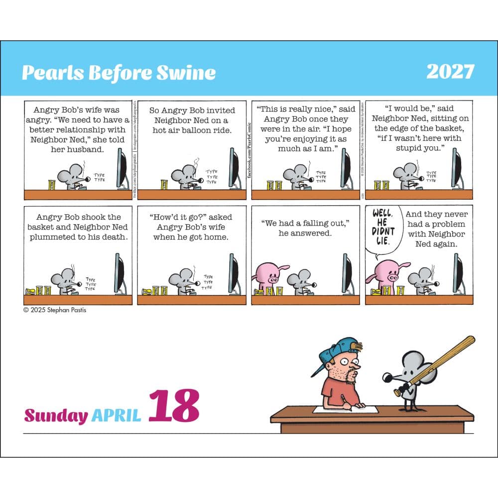 Pearls Before Swine 2027 Desk Calendar Second Alternate Image