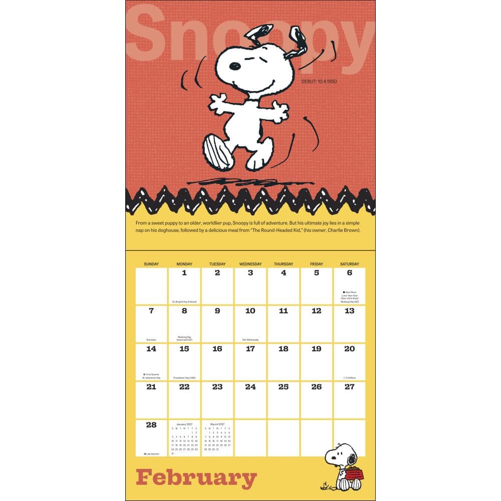 Peanuts 2027 Wall Calendar Second Alternate Image