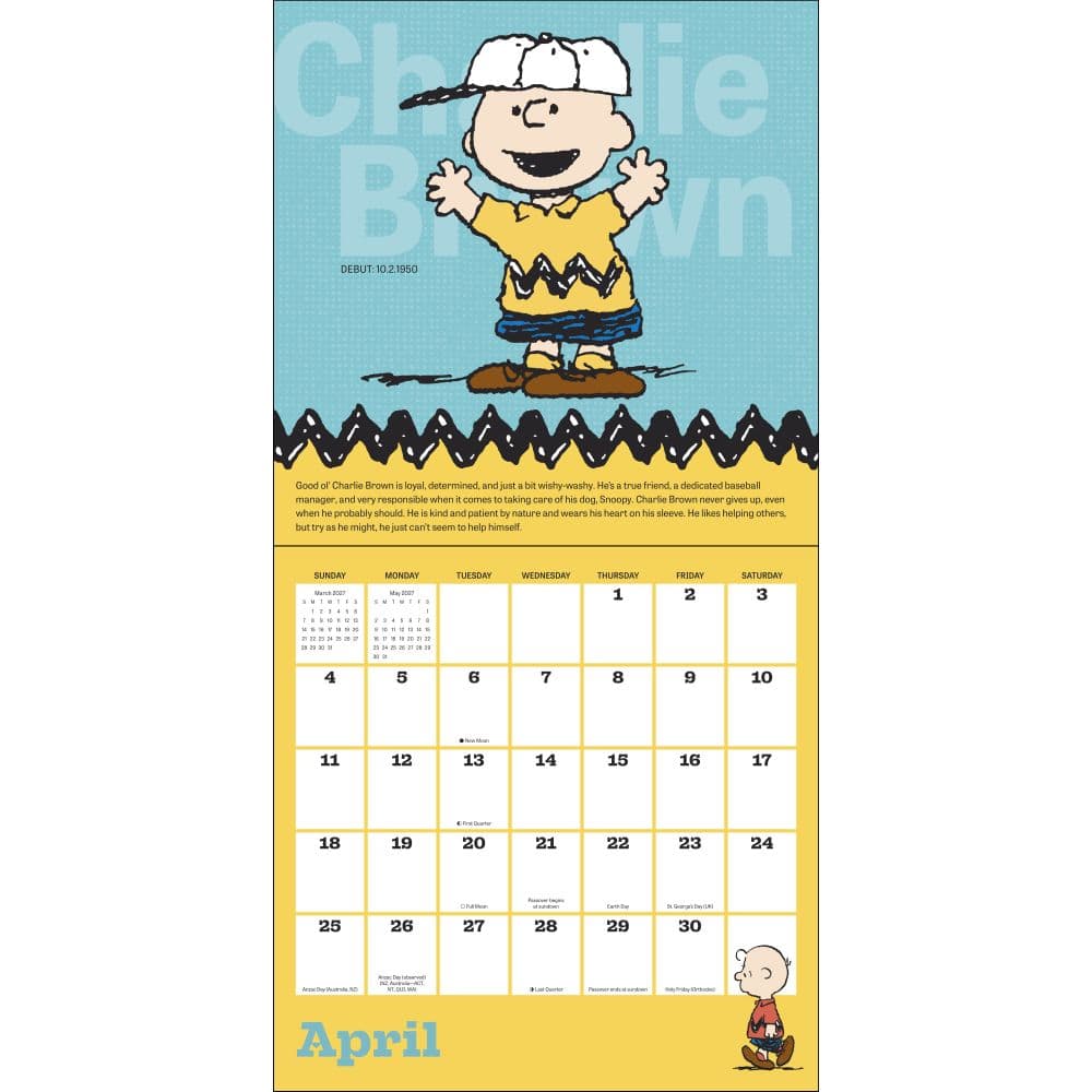 Peanuts 2027 Wall Calendar Fourth Alternate Image