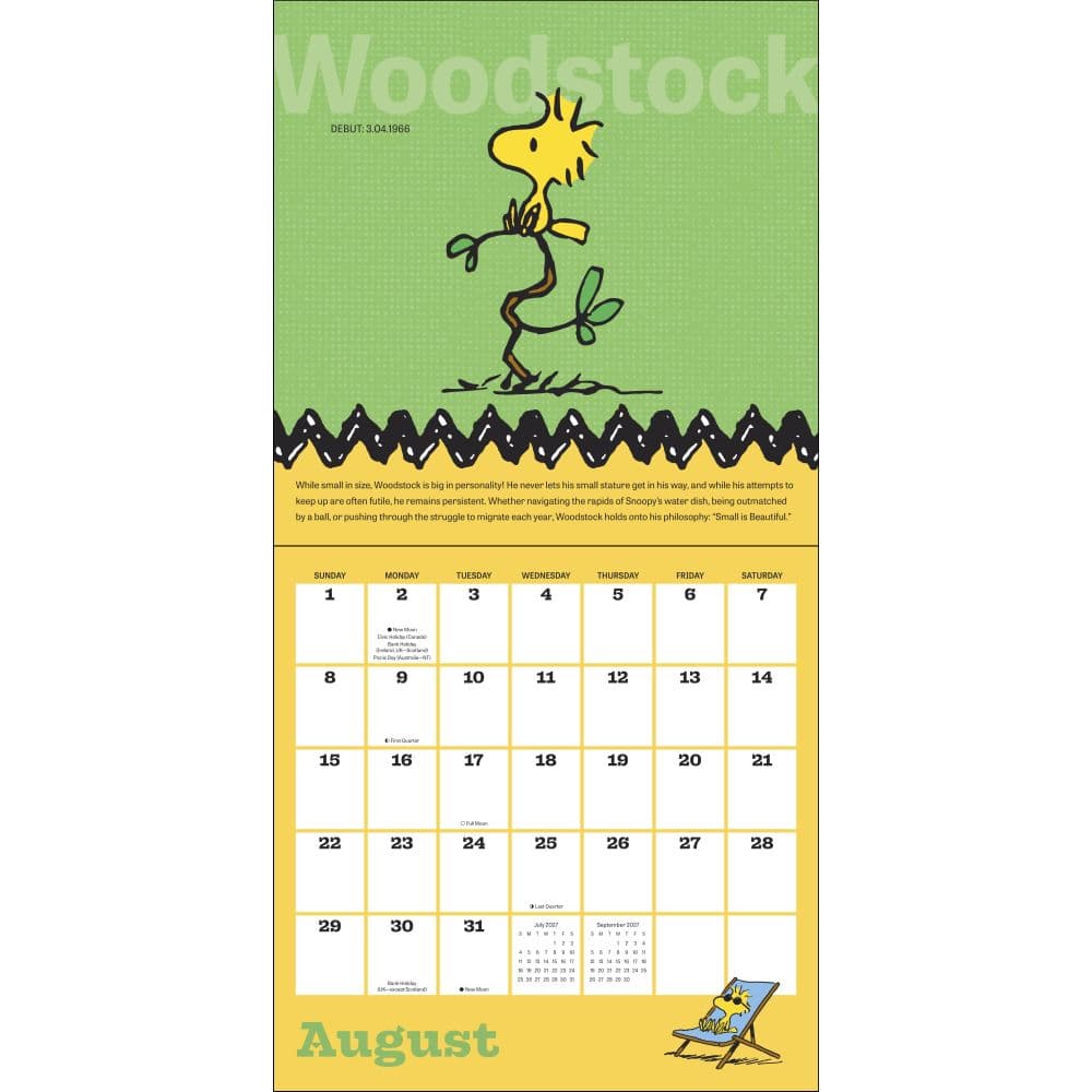 Peanuts 2027 Wall Calendar Fifth Alternate Image