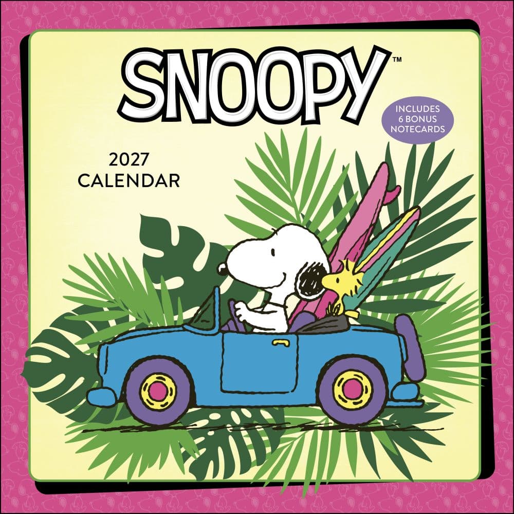 image Peanuts Snoopy 2027 Wall Calendar Main Product Image