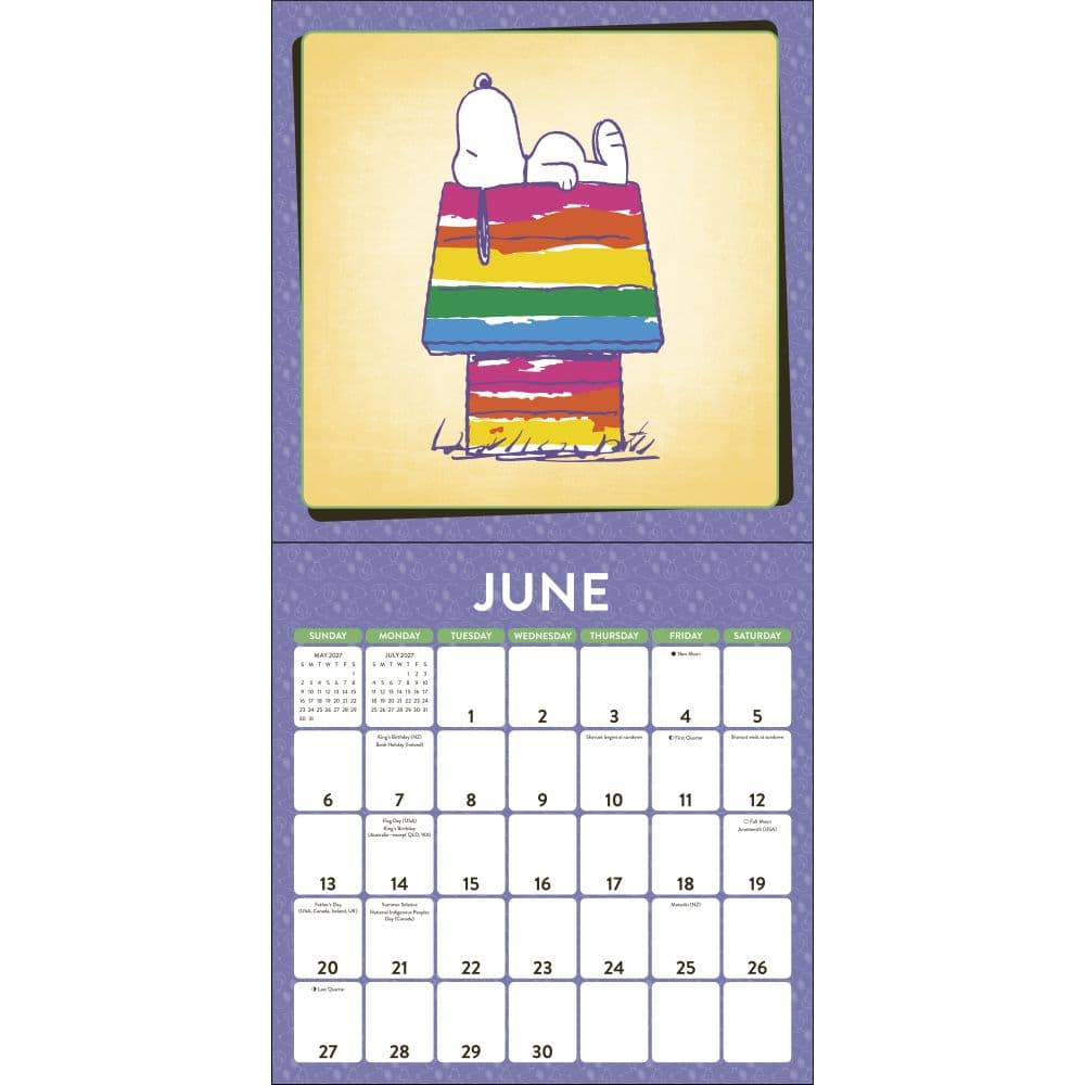 Cartoons & Comics Calendars 2027: Peanuts, Garfield, Betty Boop