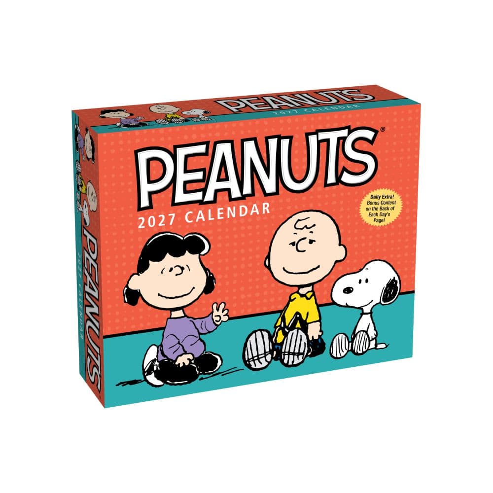Peanuts 2027 Desk Calendar Main Product Image