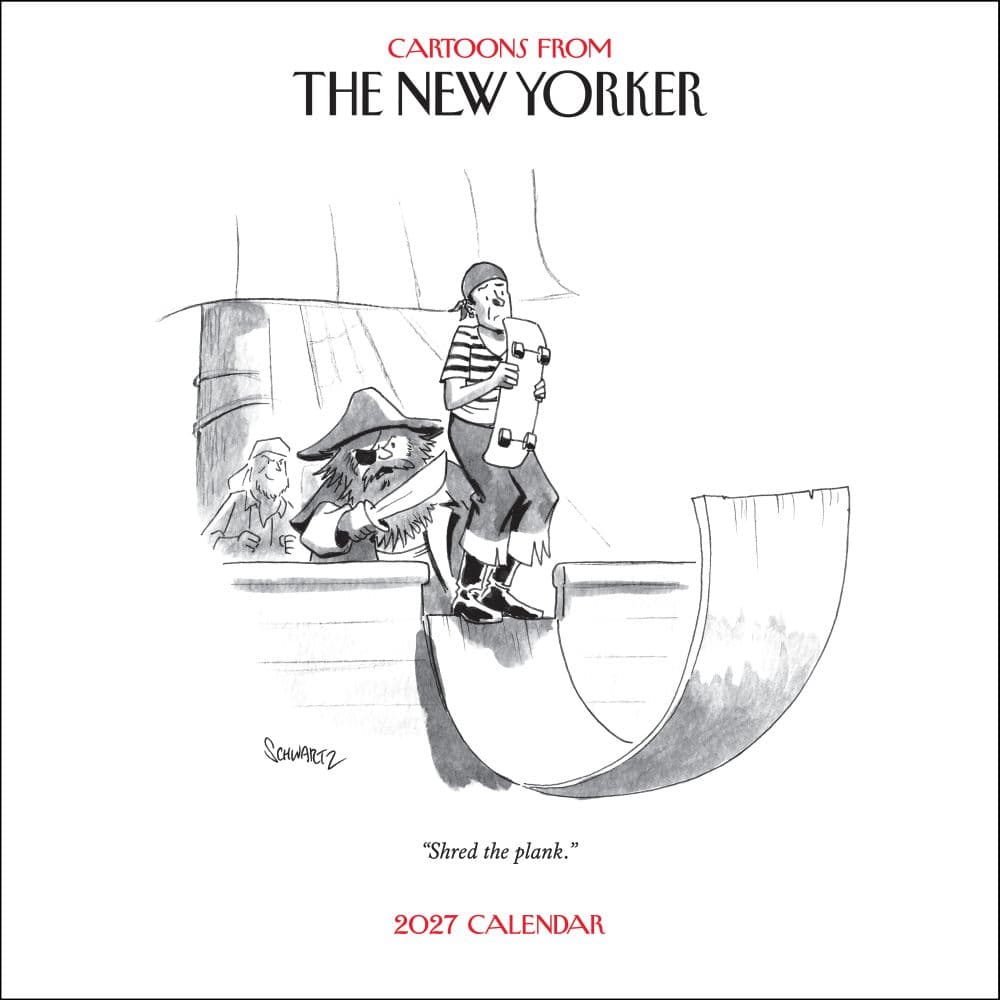 New Yorker Cartoons 2027 Wall Calendar Main Product Image