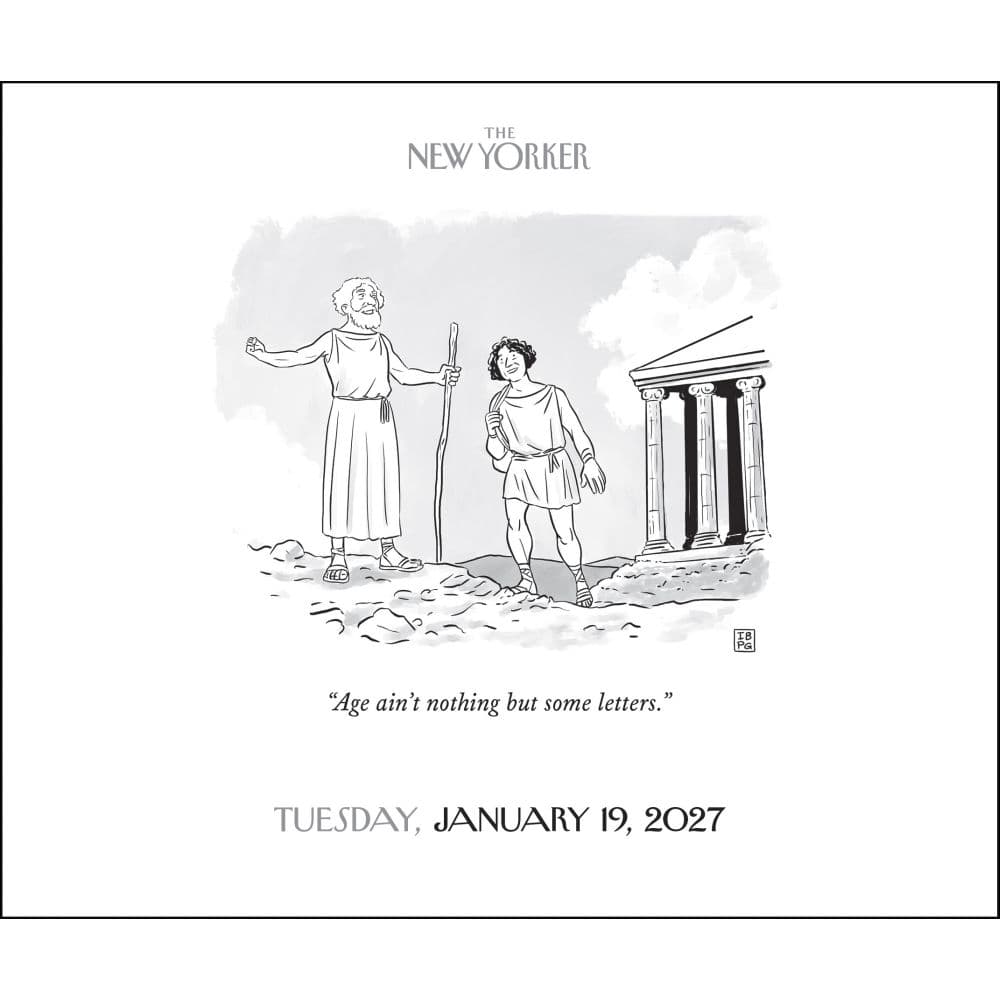 New Yorker Cartoons 2027 Desk Calendar Second Alternate Image