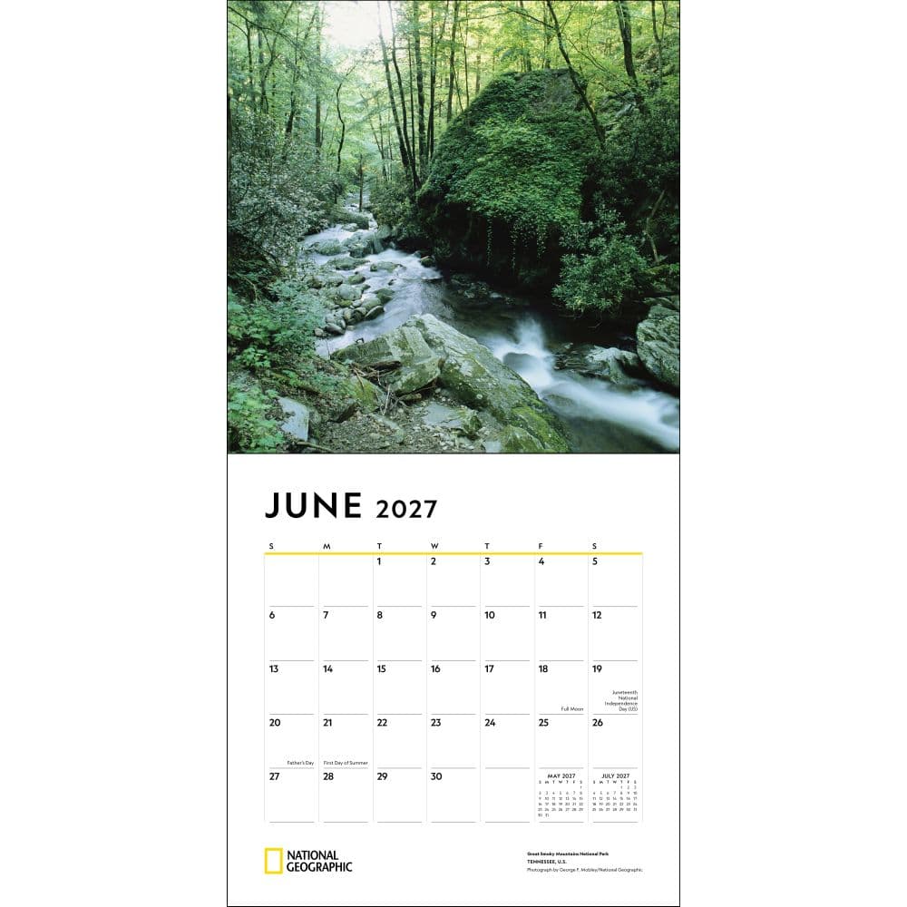 National Parks National Geographic 2027 Wall Calendar Second Alternate Image