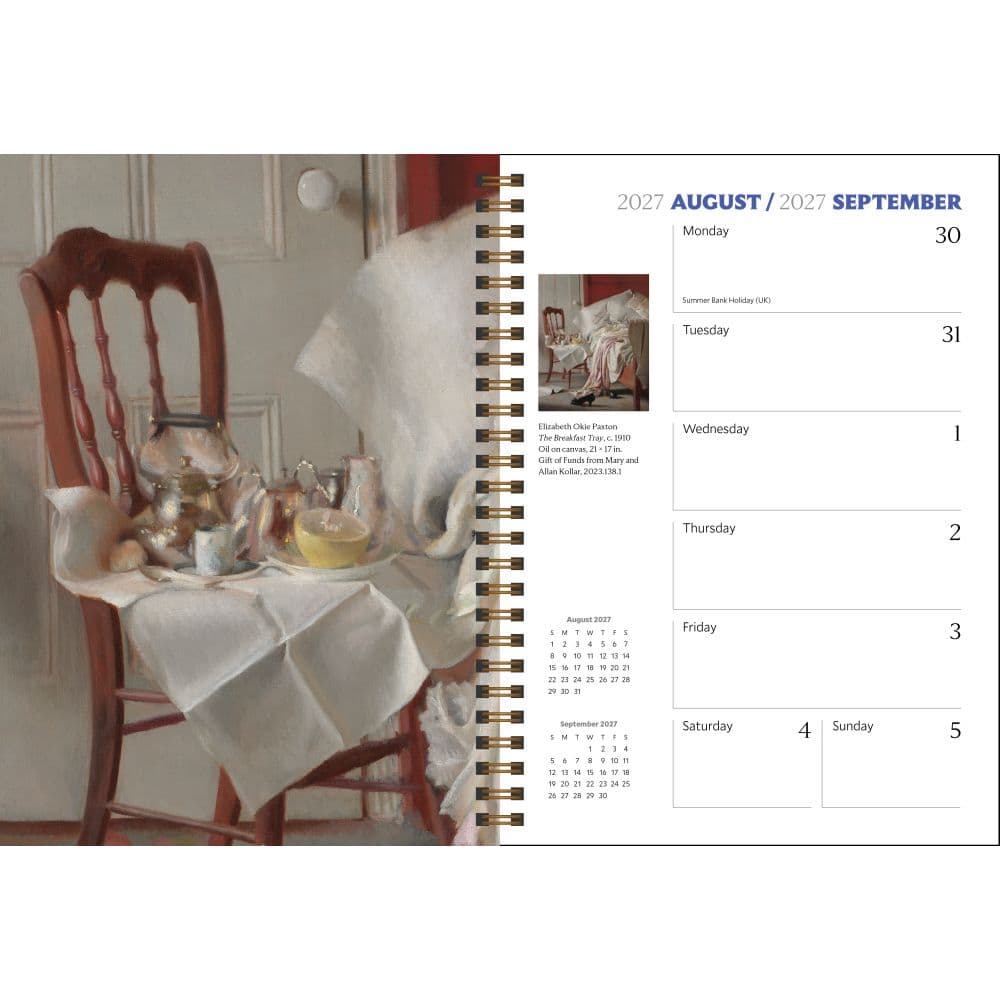 National Gallery of Art 2027 Engagement Planner Fifth Alternate Image