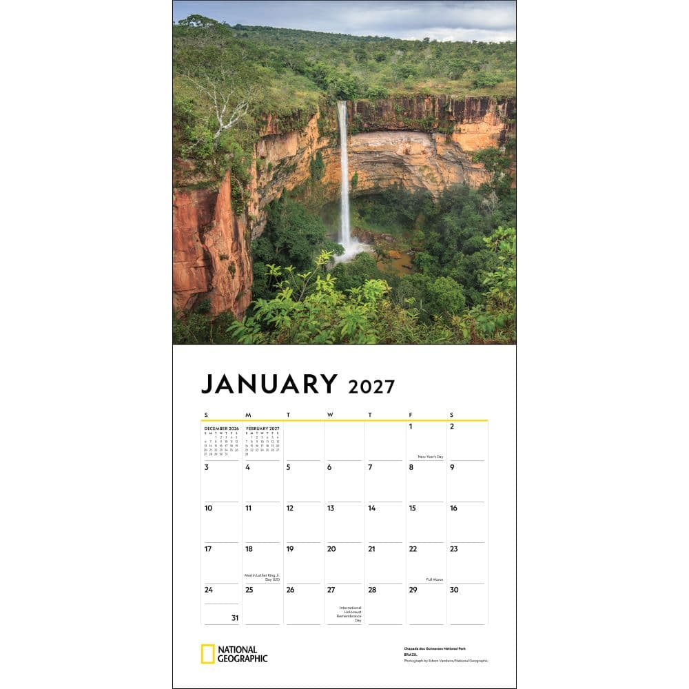 National Geographic Most Beautiful Places 2027 Wall Calendar First Alternate Image