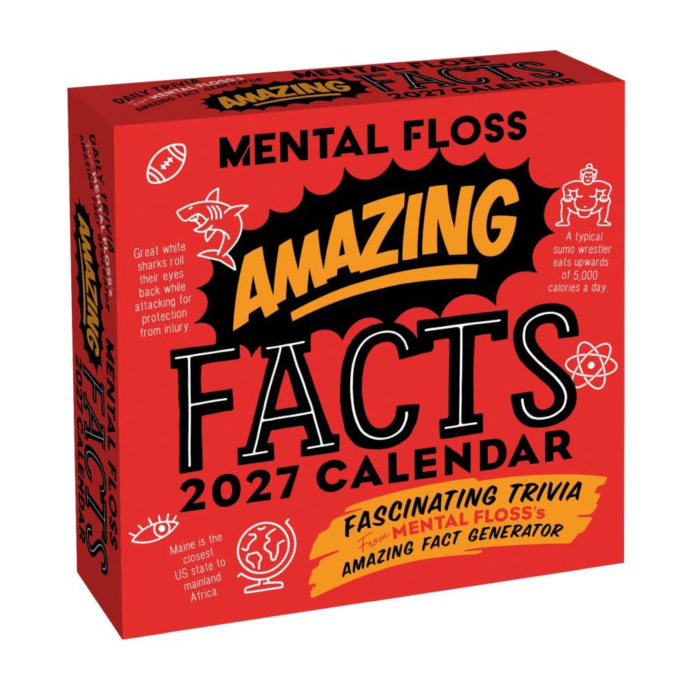 image Mental Floss Amazing Facts 2027 Desk Calendar Main Product Image