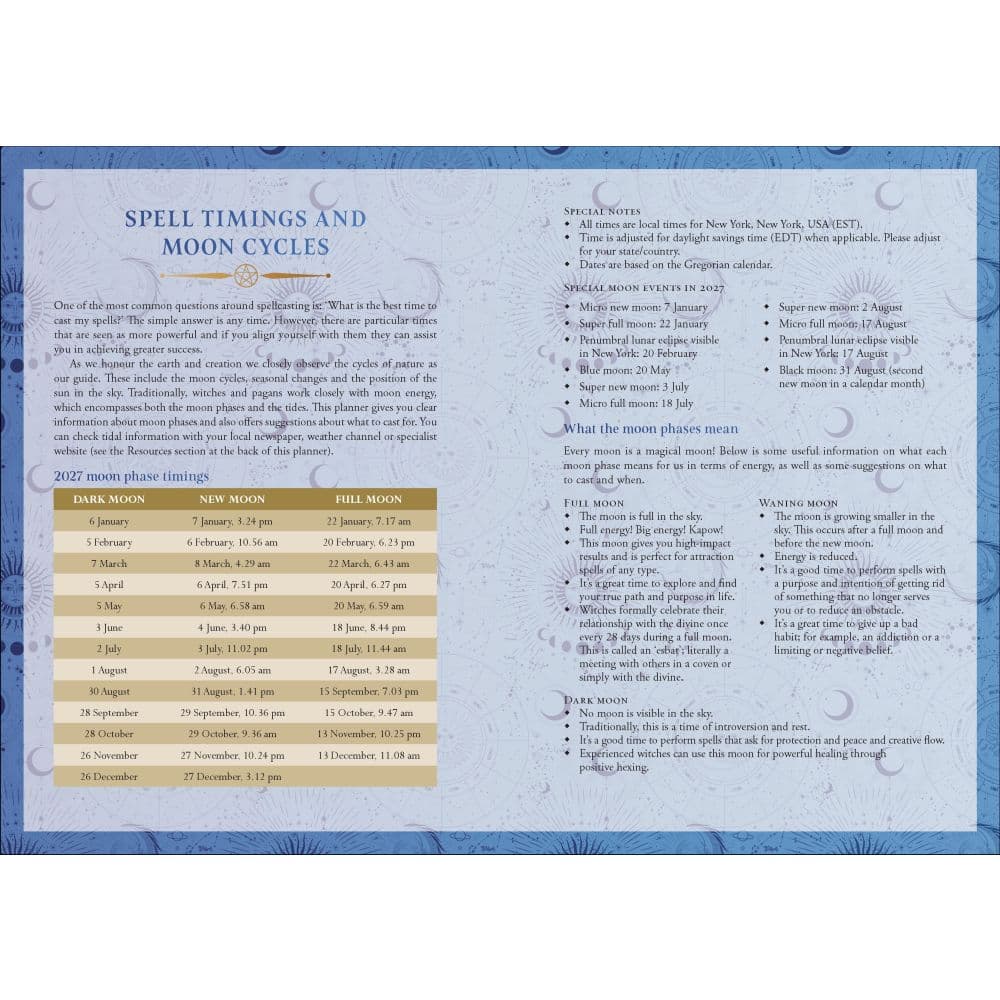 Lunar & Seasonal 2027 Planner by Stacey Demarco Fifth Alternate Image