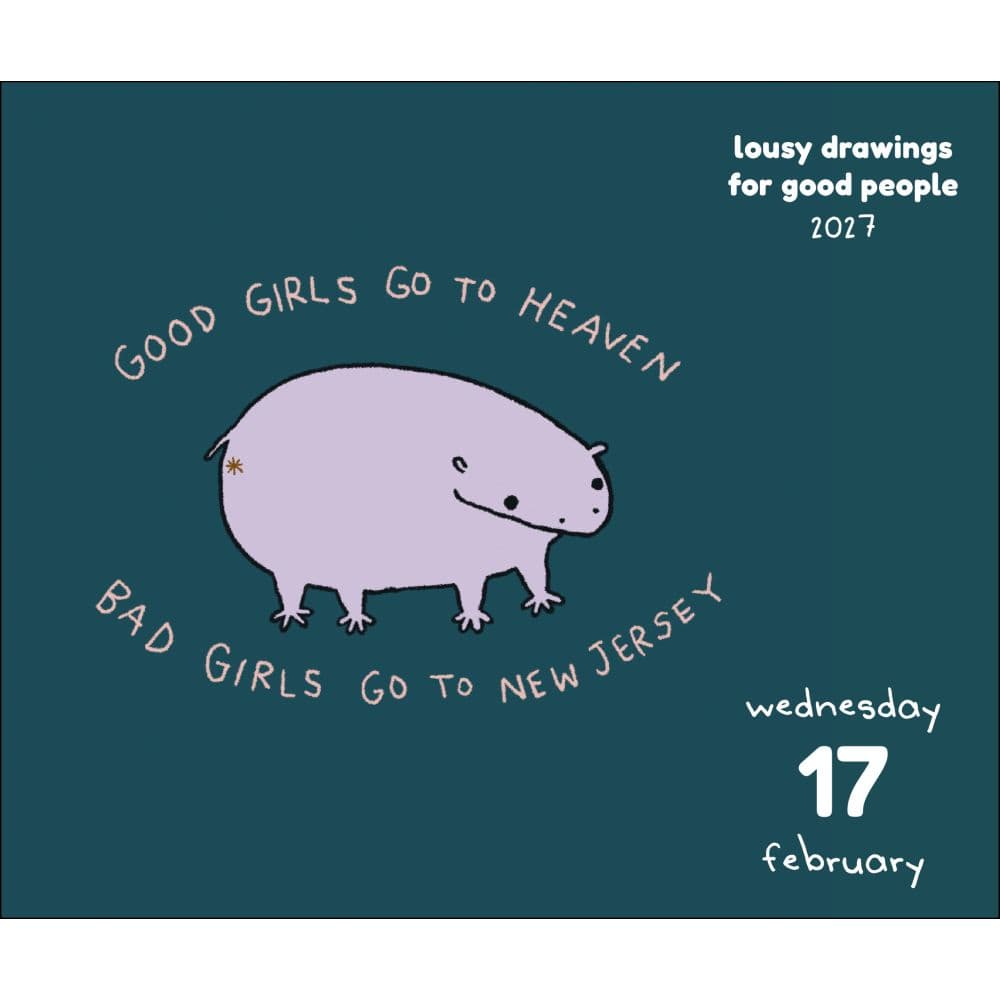 Lousy Drawings for Good People 2027 Desk Calendar Second Alternate Image