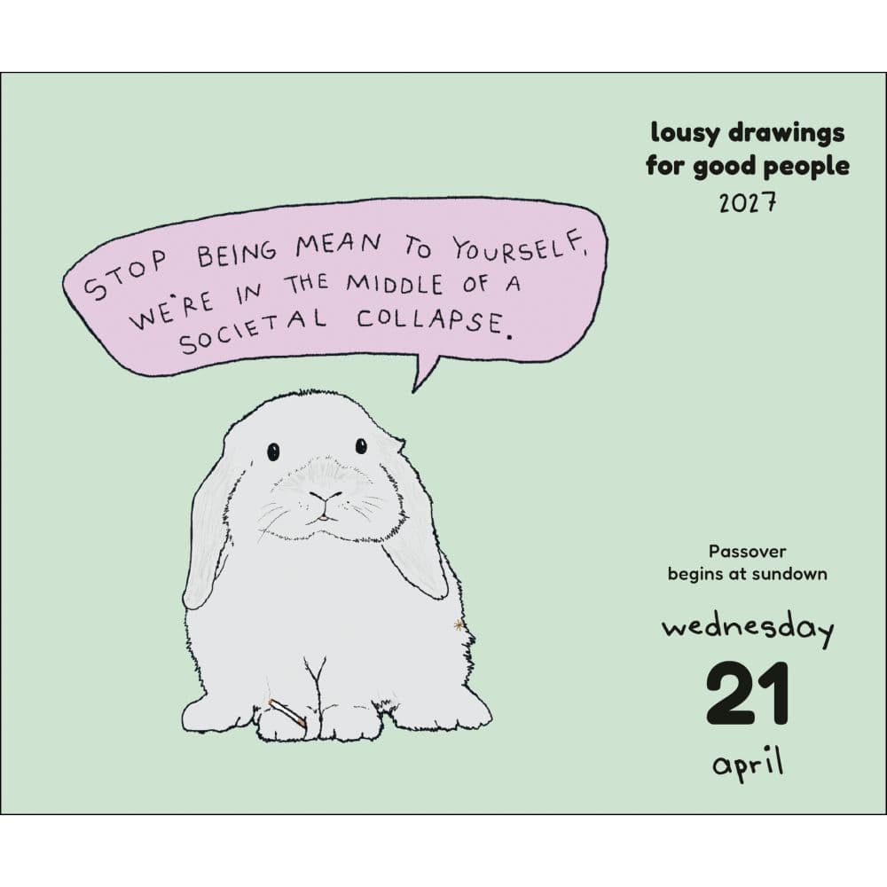 Lousy Drawings for Good People 2027 Desk Calendar Third Alternate Image