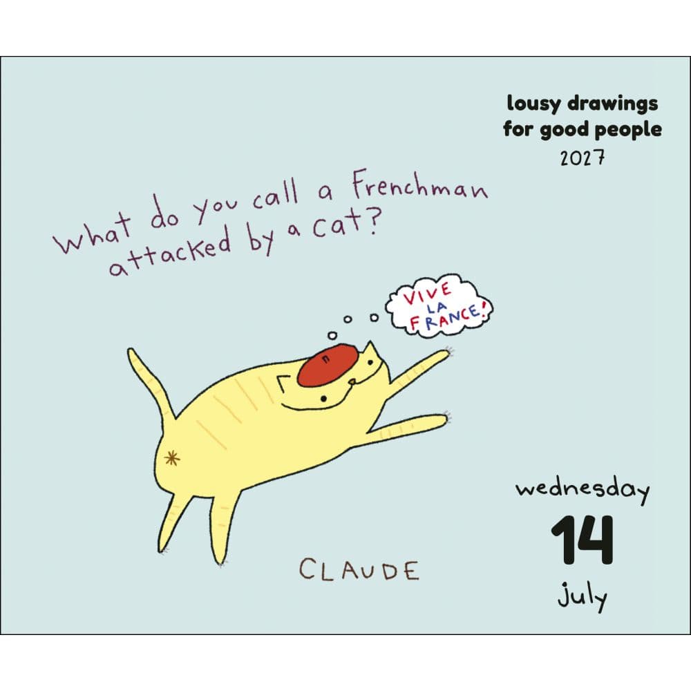Lousy Drawings for Good People 2027 Desk Calendar Fifth Alternate Image