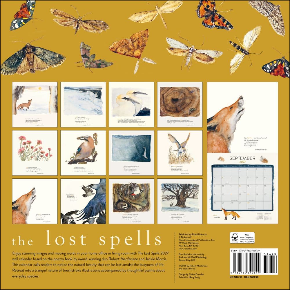 Lost Spells 2027 Wall Calendar First Alternate Image