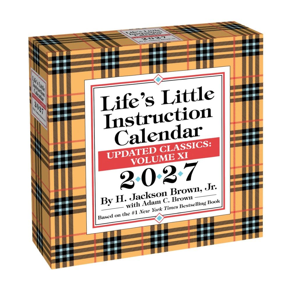 image Lifes Little Instruction Calendar 2027 Desk Calendar Main Product Image